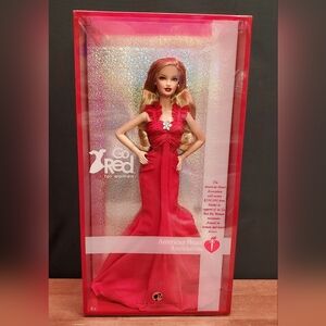The American Heart Association GO RED for Women Barbie Collector Doll 2007